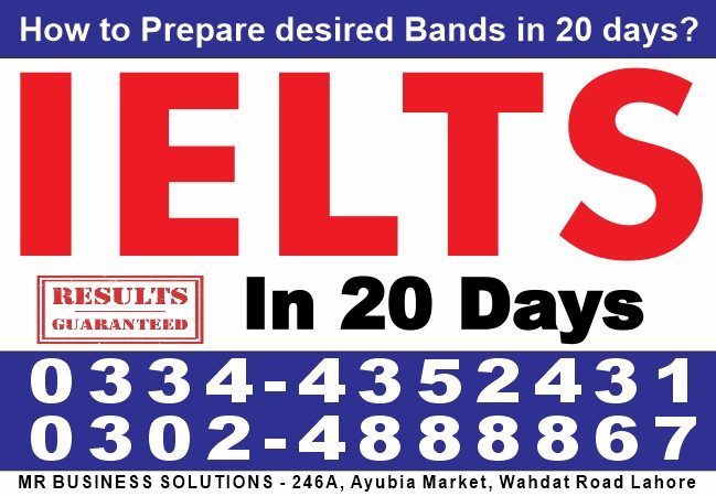 The best Institute of IELTS preparation from Lahore